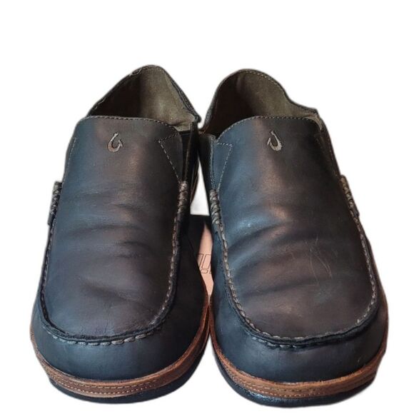 OluKai Moloa Leather Loafers - Picture 6 of 7